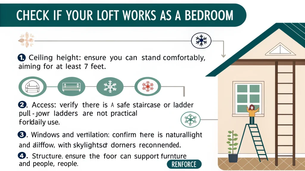 Check If Your Loft Works as a Bedroom