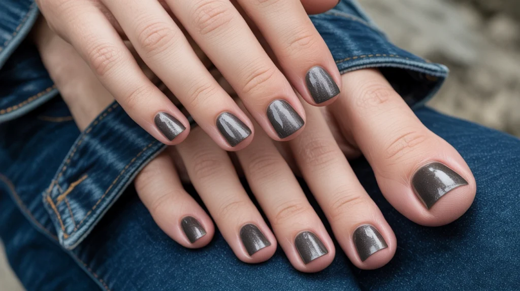 10. Charcoal with a Hint of Sparkle