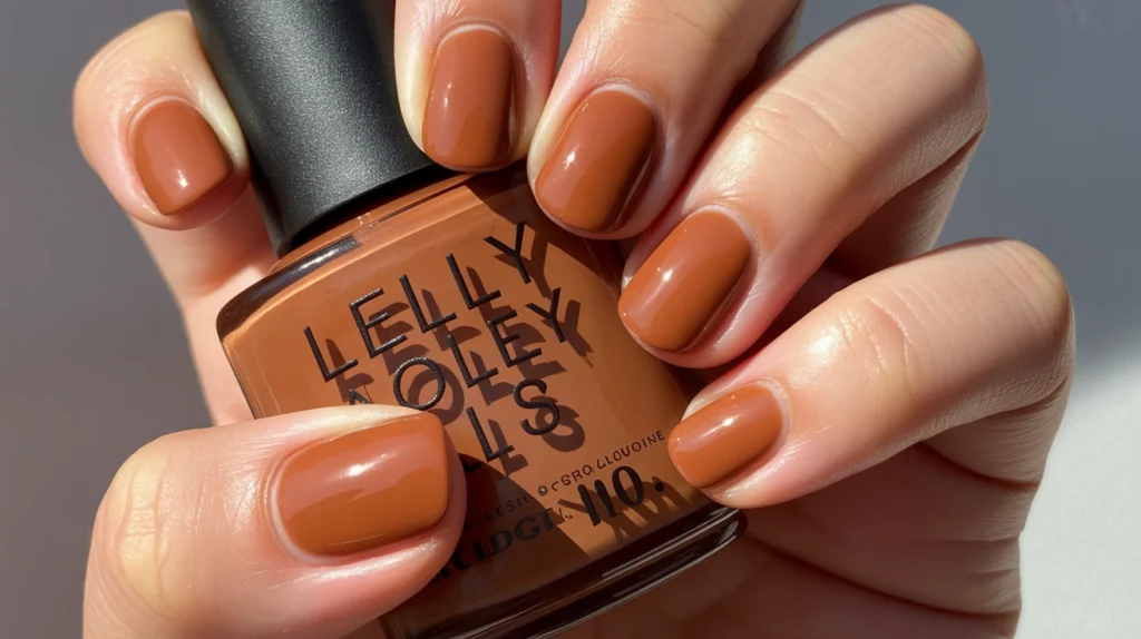 11. Brown Jelly Nails