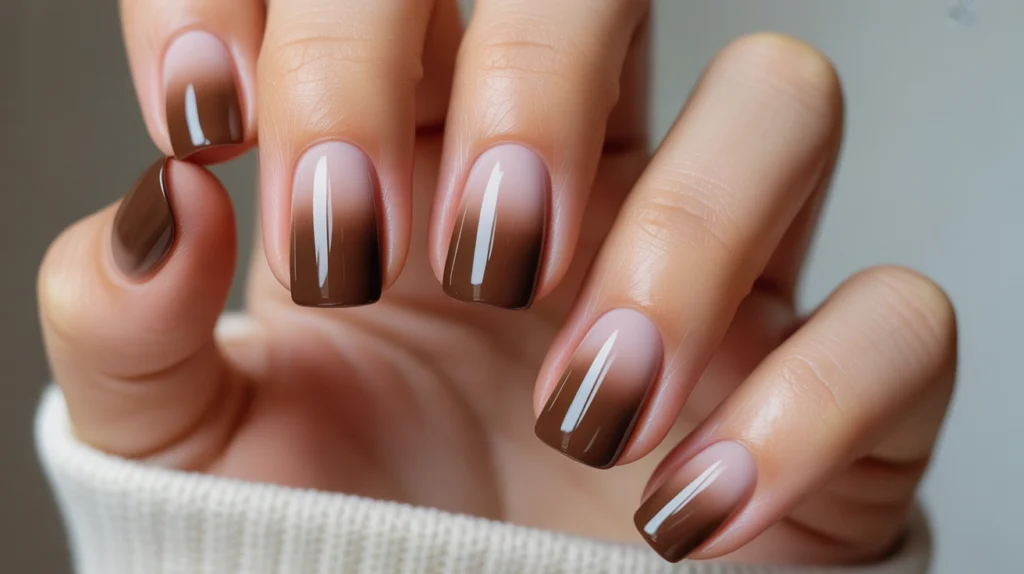 5. Mocha Gradient Ombre