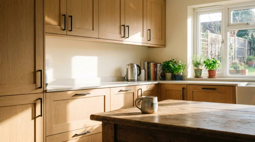 Light Oak Cabinets for an Airy, Natural Feel