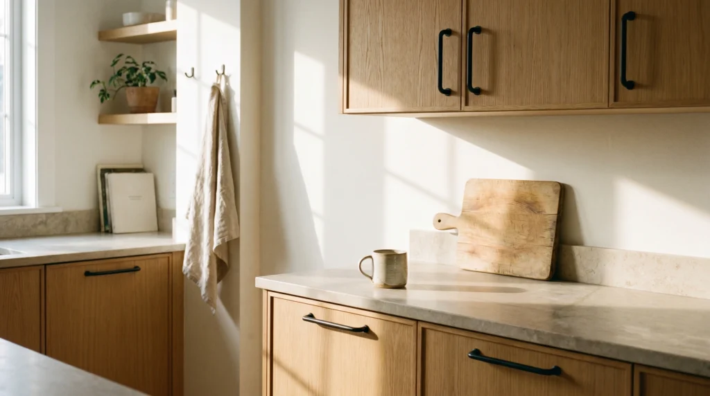 Soft Wood Cabinets That Add Instant Warmth