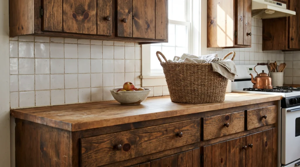 Rustic Reclaimed Wood Cabinets With Character