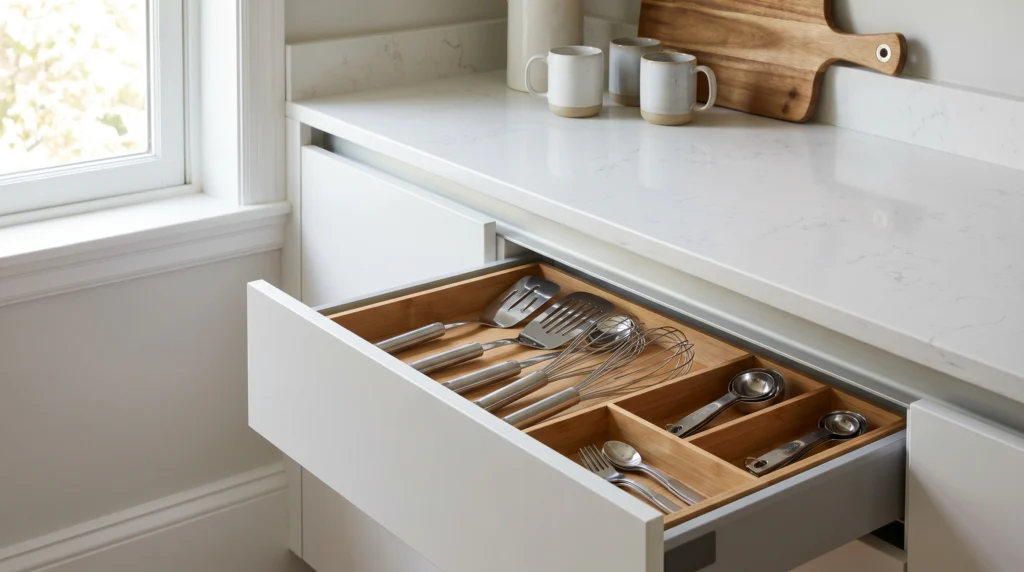 Hidden Storage That Reduces Visual Noise