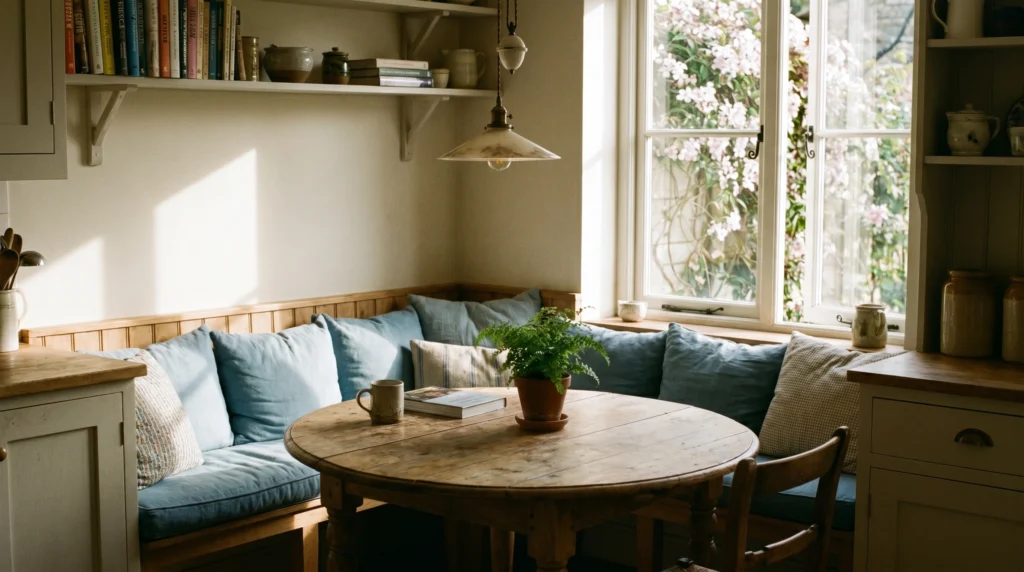 Breakfast Nook Layout That Saves Space