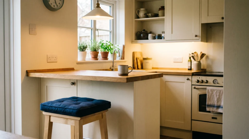 Peninsula Layout for Extra Surface Without Bulk