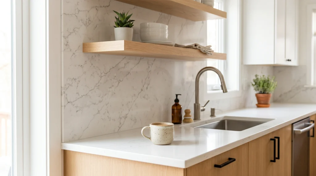 Marble-Look Tiles Without the Price Tag