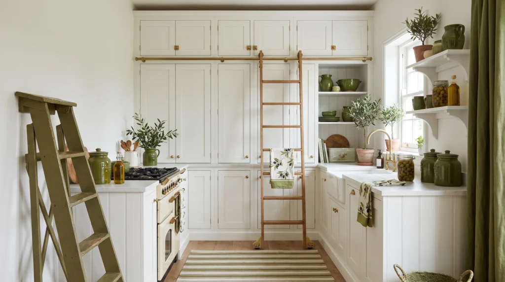 Vertical Storage Layout That Uses Wall Height