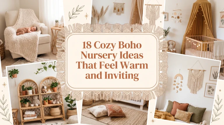 Cozy Boho Nursery Ideas