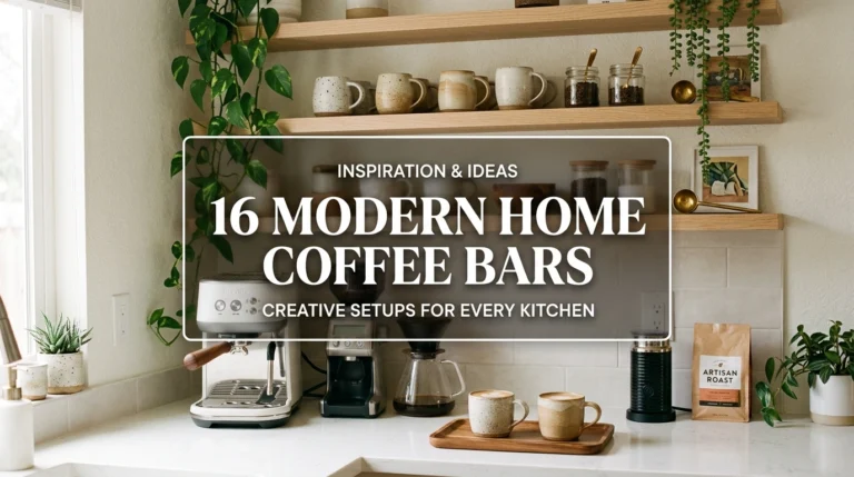 16 Coffee Bar Modern Homes That Instantly Upgrade Homes