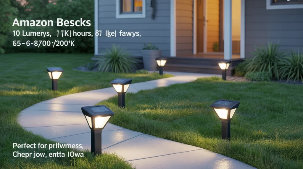 Amazon Basics Solar Pathway Lights 