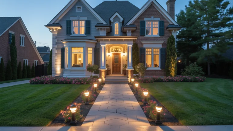 Exterior House Lighting Enhances