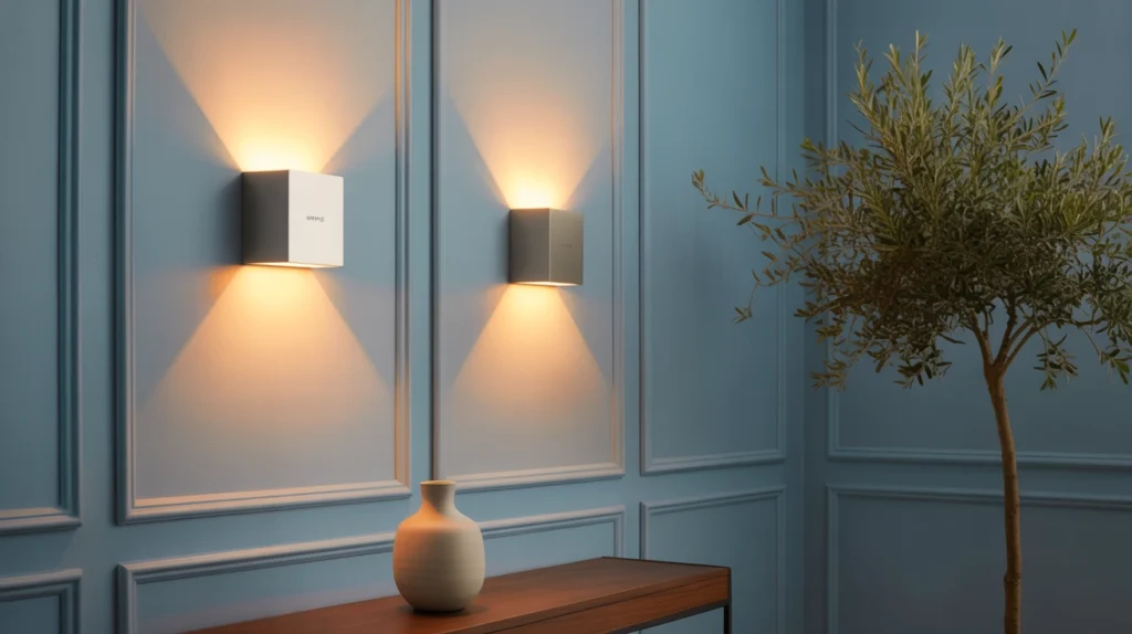 Light Blue Paint with Smart Lighting