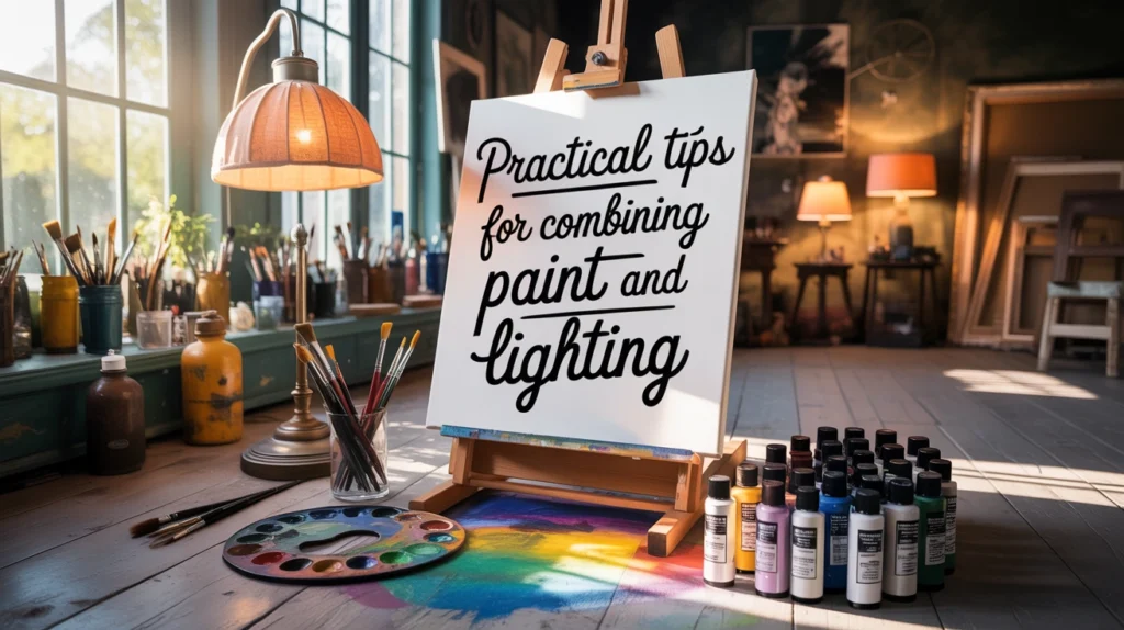 Practical Tips for Combining Paint and Lighting 