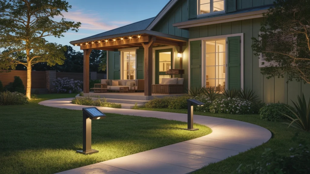 Solar-Powered Accent Lighting 