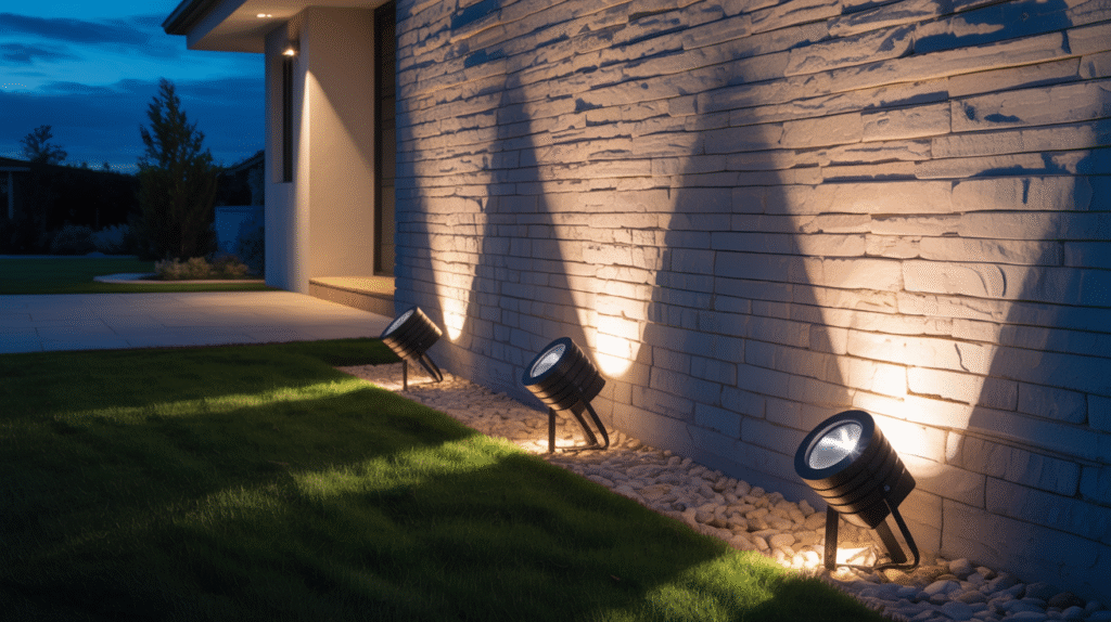 Spotlight Textured Facades or Stonework 