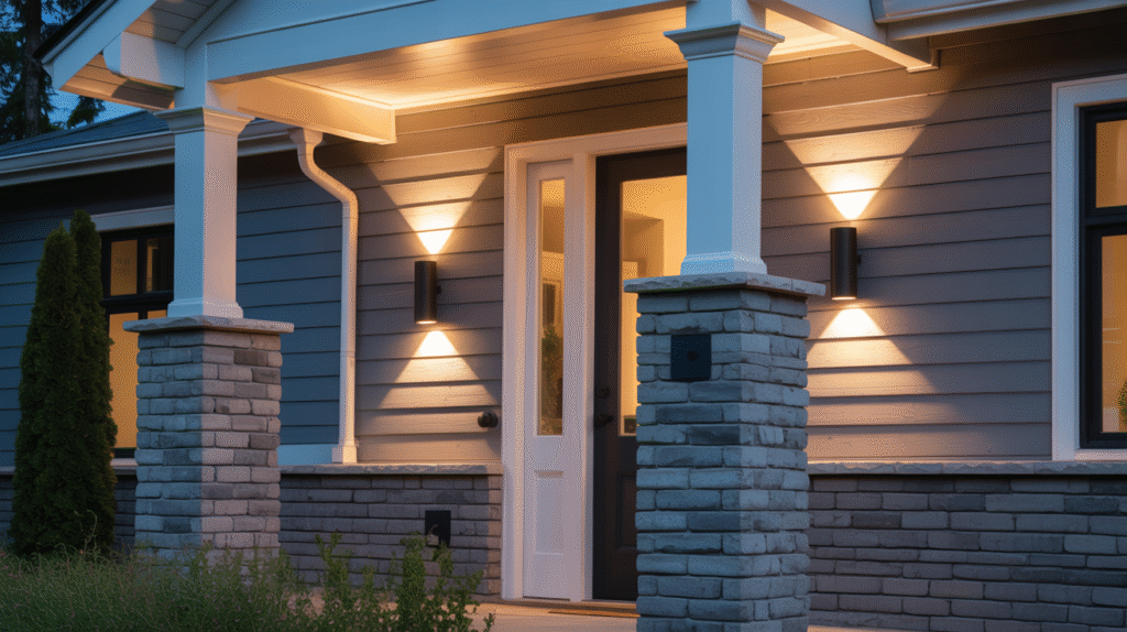 Use UpDown Sconces for Vertical Emphasis 