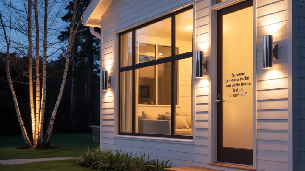 White Paint with Lighting