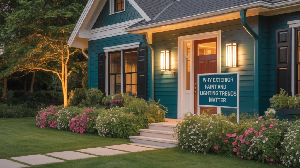 Why Exterior Paint and Lighting Trends Matter