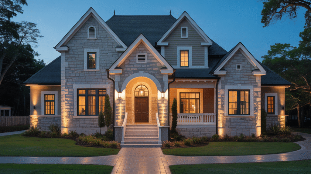Why Highlight Architectural Features with Exterior Lights 