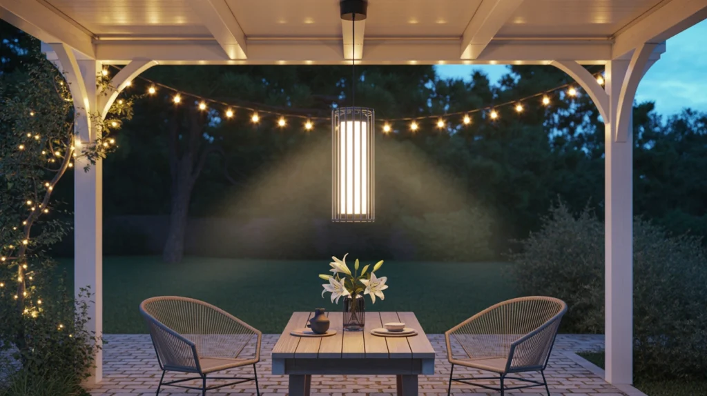 A photograph of a sleek energy efficient