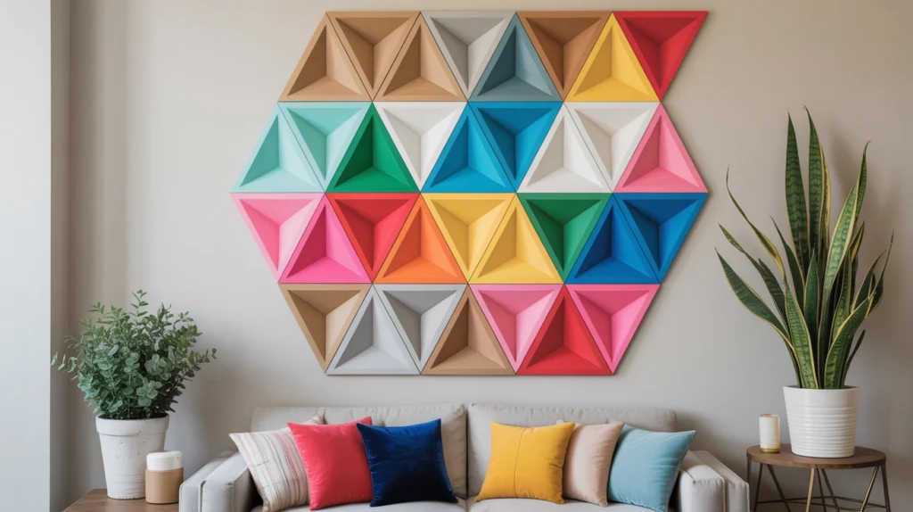 3D Geometric Wall Panels