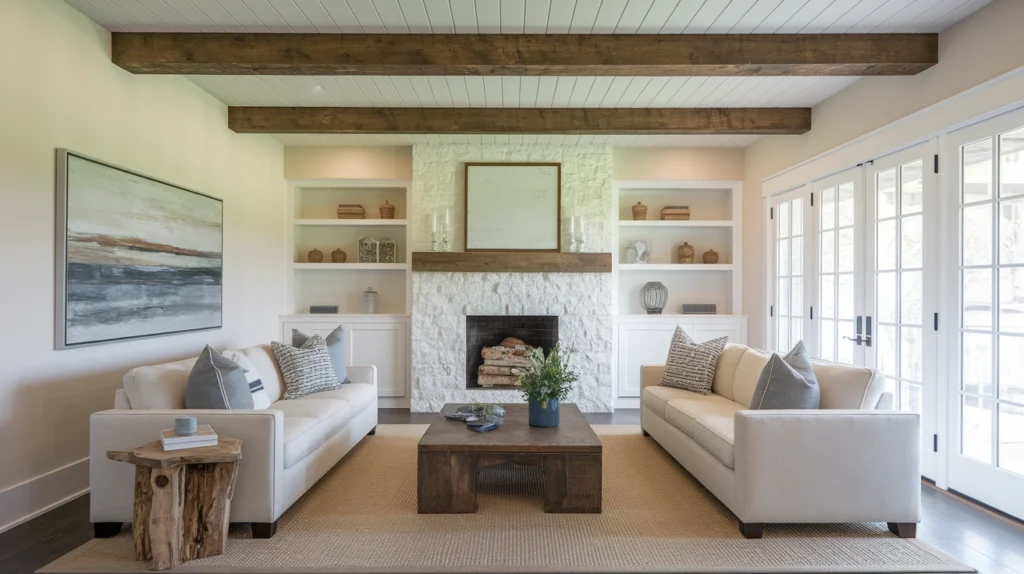 Exposed Wood Beams