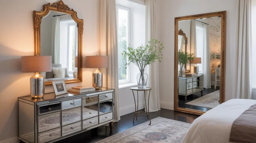 Use Mirrors to Open Up the Room