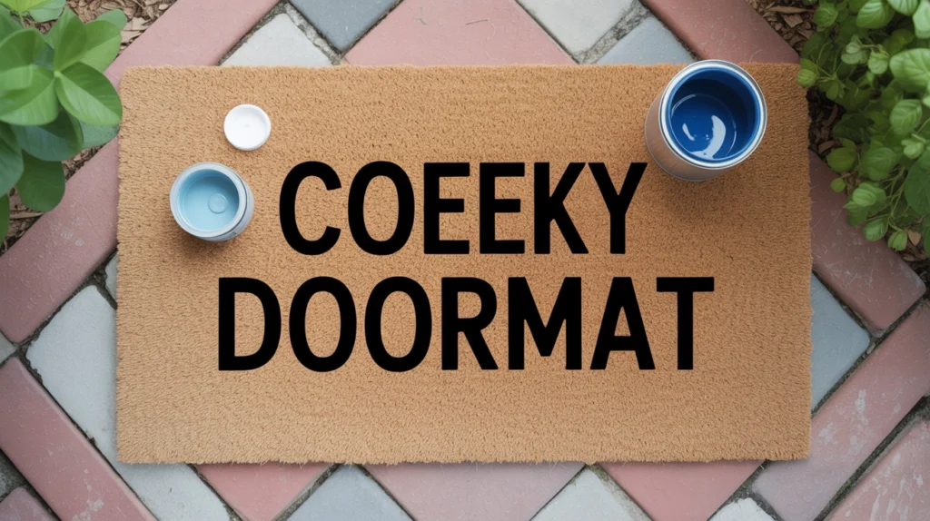 Craft a Custom Doormat