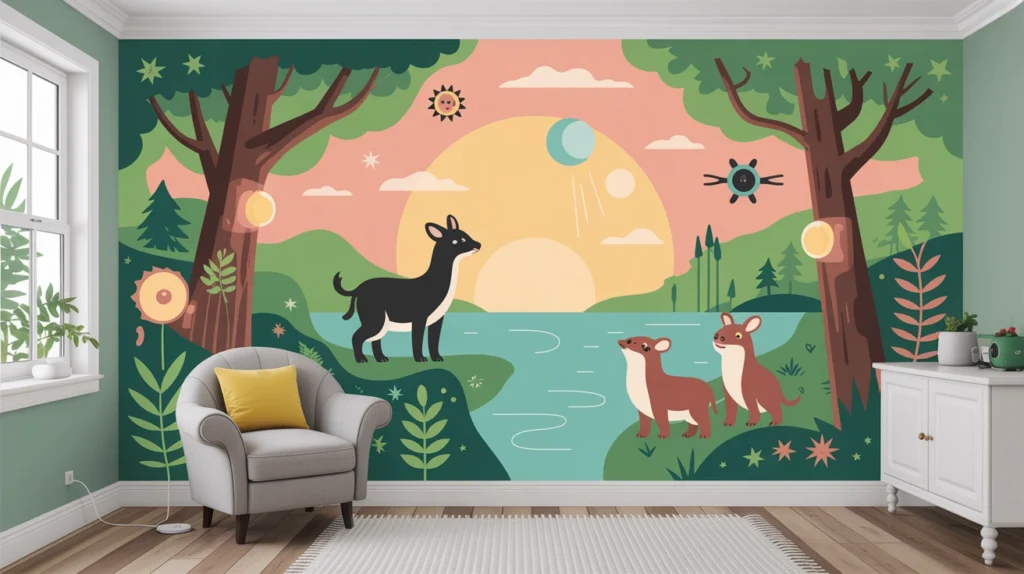 touch-to-light-wall-mural