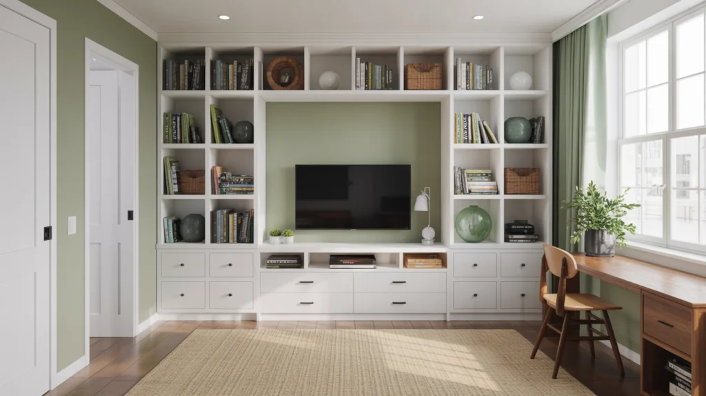  Use Built-Ins or Custom-Look Pieces