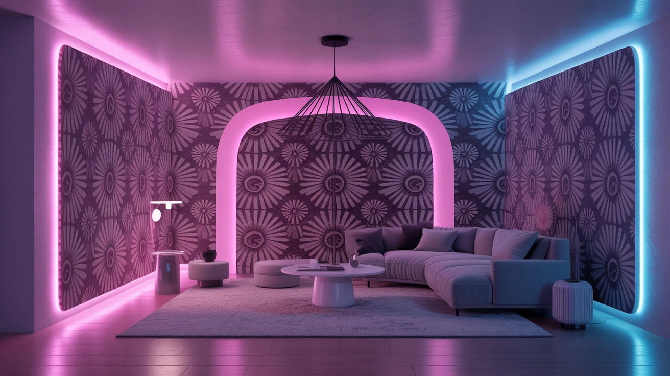 15 Futuristic Wallpaper Designs with Built-In Lighting Tech
