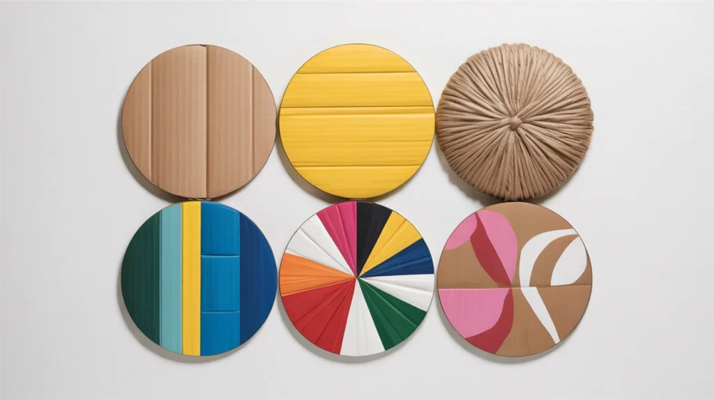 Cardboard Circle Art