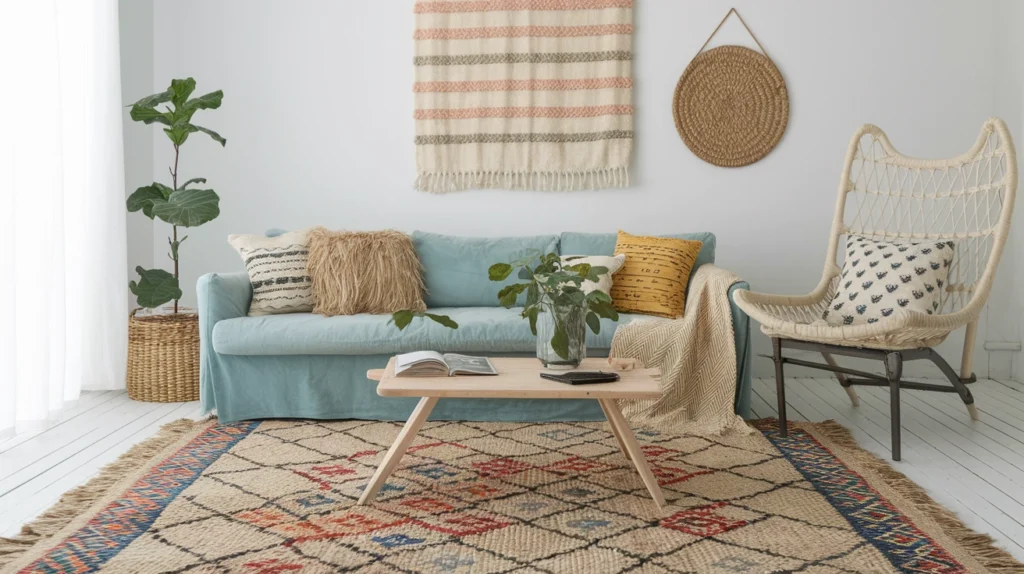Layer Rugs for Texture