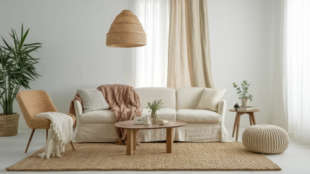 Use Soft, Natural Textures