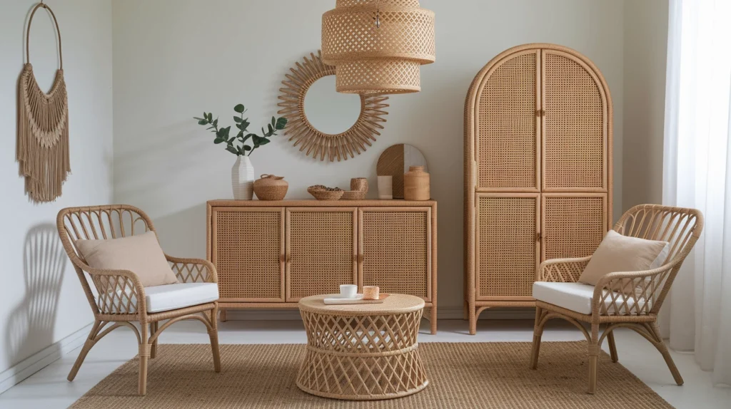 Add Rattan and Woven Accents