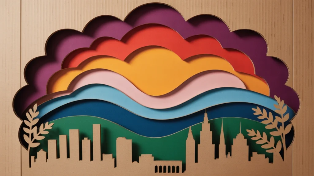 Layered Shadow Art