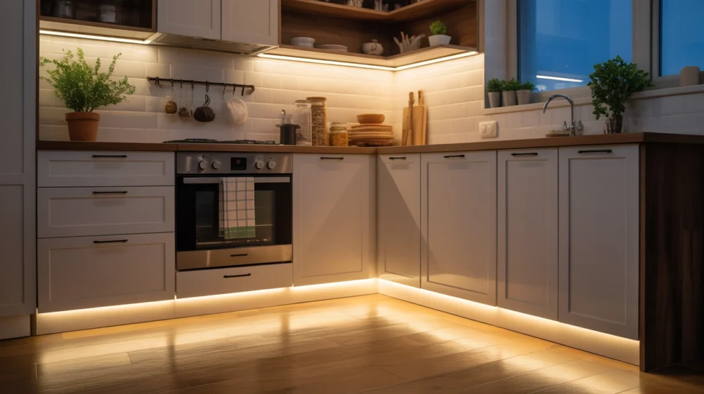 light-the-toe-kick-area