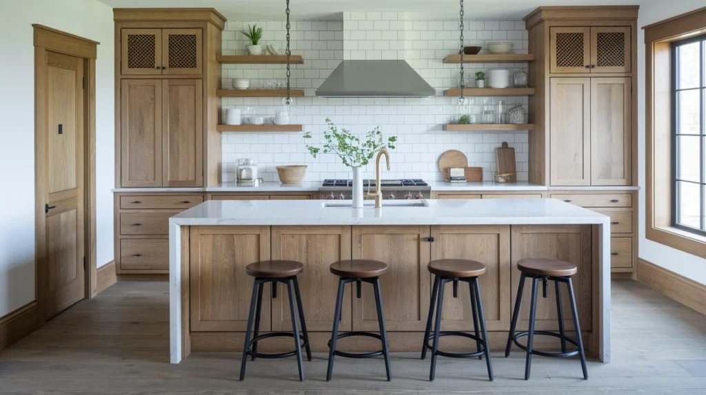 Natural Wood Cabinets