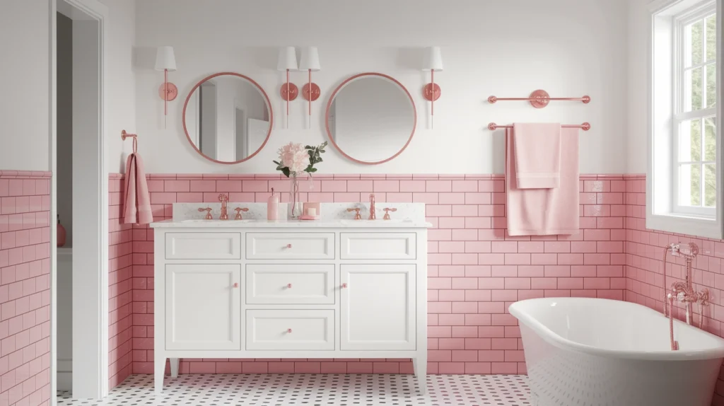 Create a Rosy Bathroom Retreat