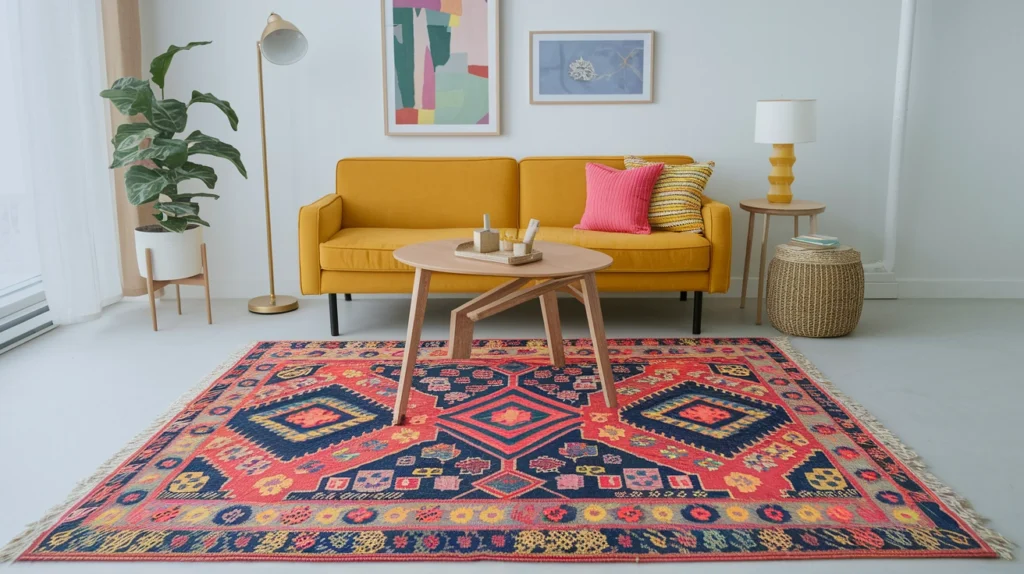 Try a Bright Area Rug
