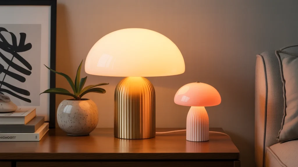 6. Mushroom Lamp