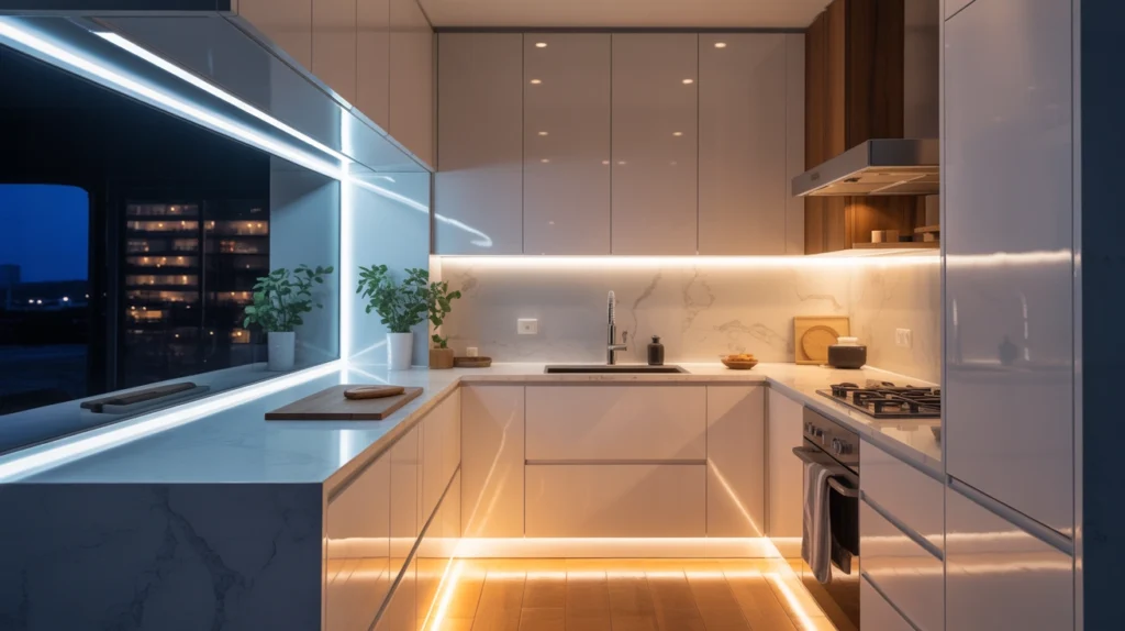 Add Glow with Under-Cabinet and Toe-Kick Lights