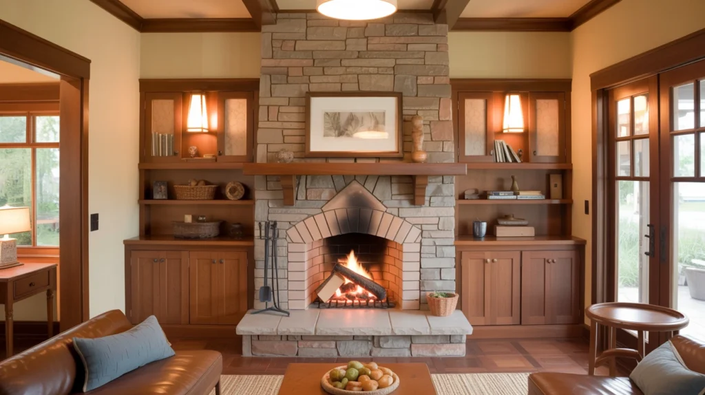 A Central Fireplace