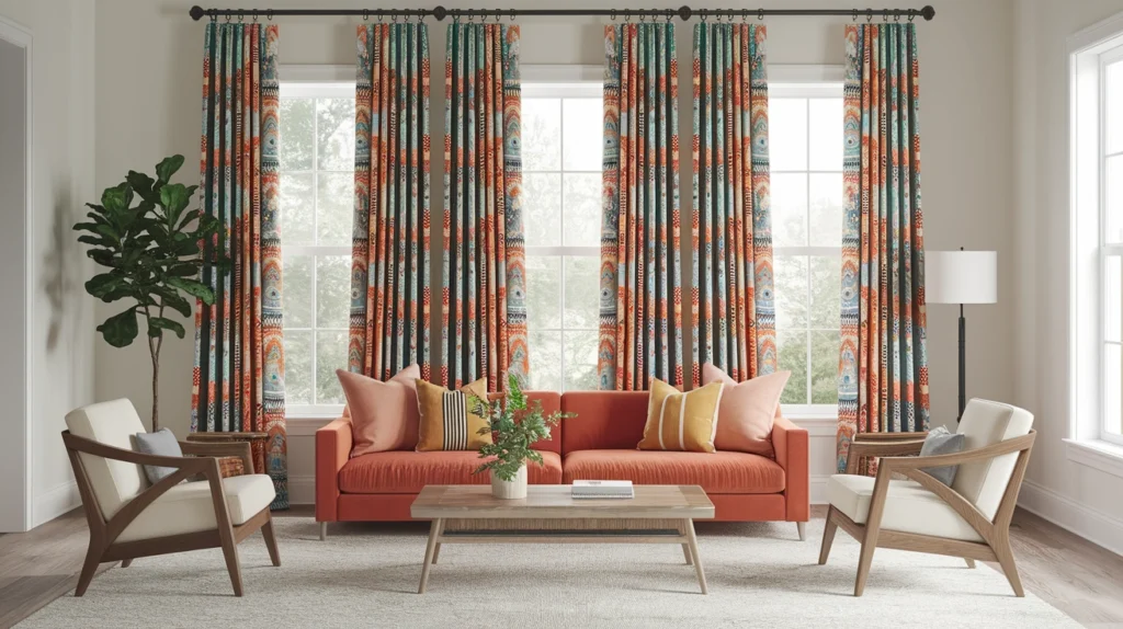 Hang Colorful Curtains