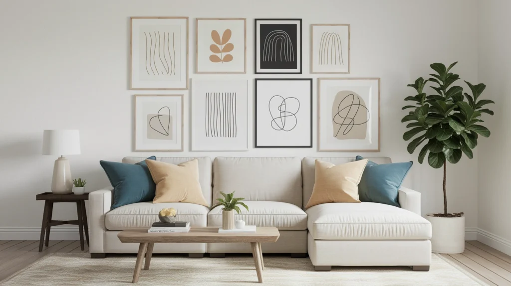 Use Artwork with Soft, Neutral Tones