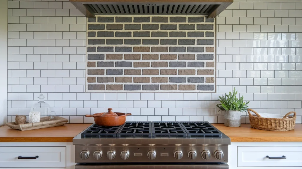 Textured Backsplash