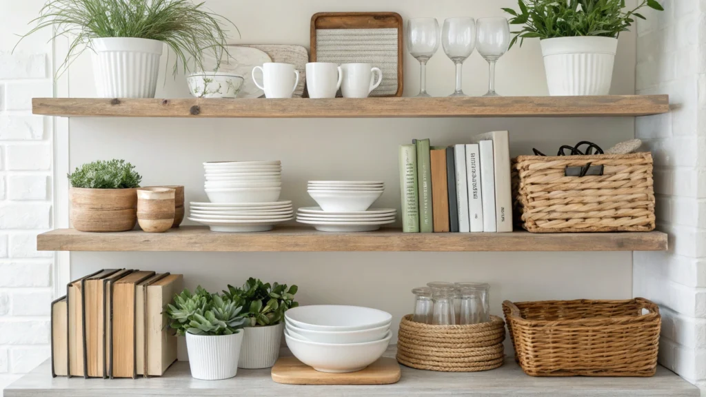Use Open Shelving to Show Personality