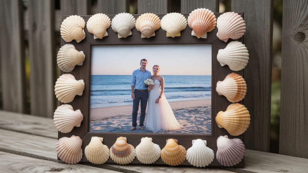 Seashell Photo Frame
