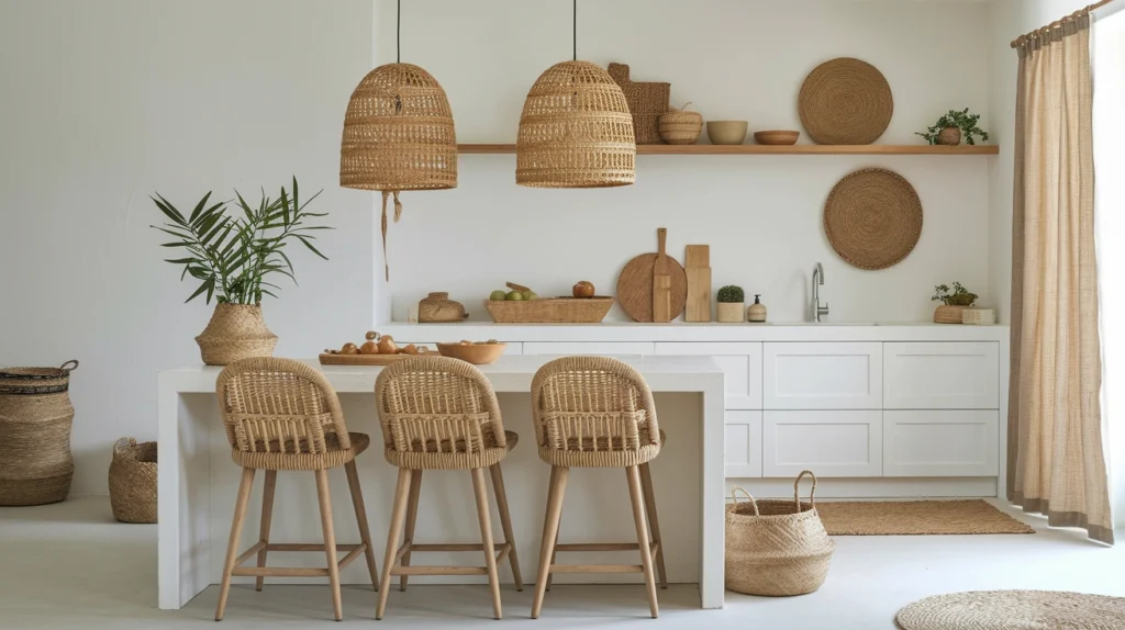 Woven + Natural Accents